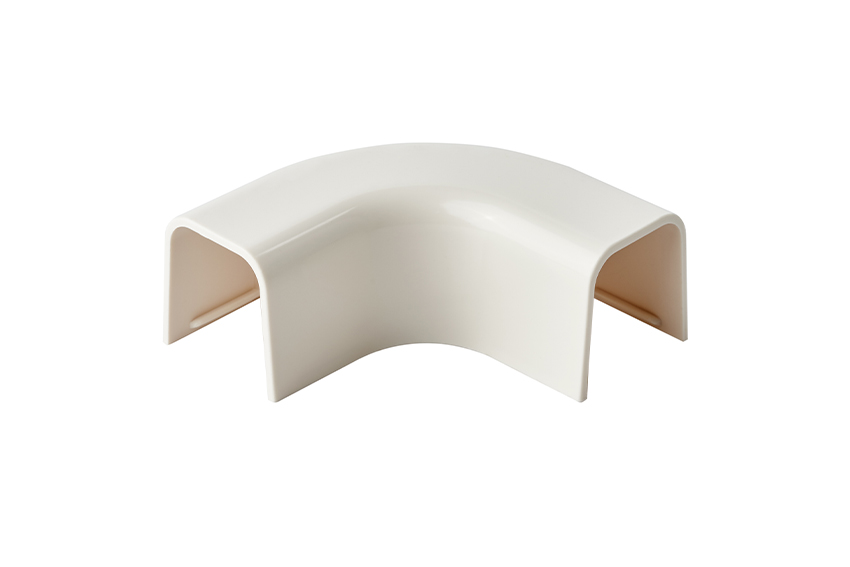 Mini-duct Flacher Bogen 90° 