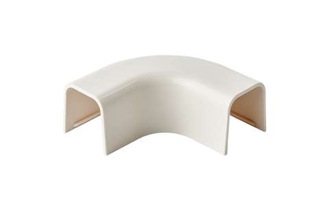 Mini-duct Flacher Bogen 90°