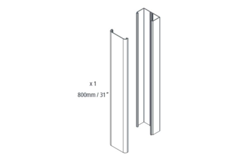 Trunking voor elleboog silent+ - mini lime speediduct 