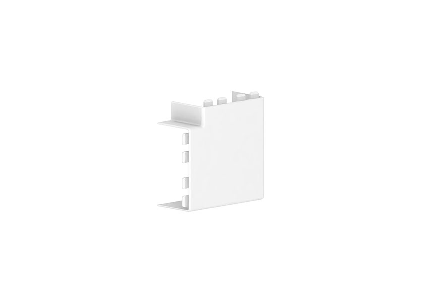 Flat angle for upright cable duct - 60x110mm 