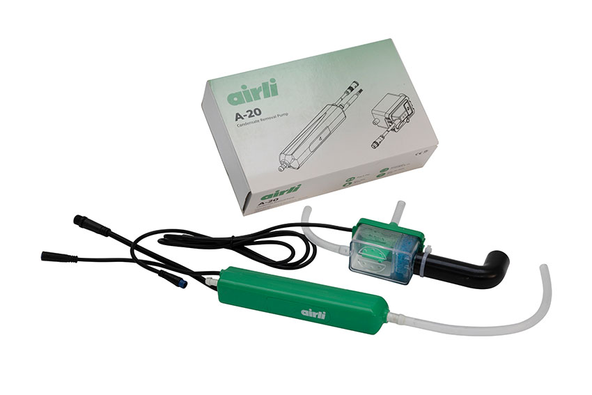 Airli A-20 condenspomp - Plug&amp;Play - 187x29x29mm - max. 70°c 