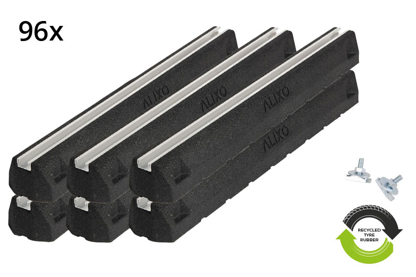 1 palet alixo foot 1000mm - 96 blocks incl fittings m10x30 