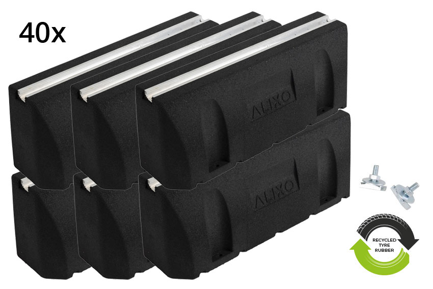 1 palette alixo mamut 600mm - 40 pieds incl écrous m10x30 