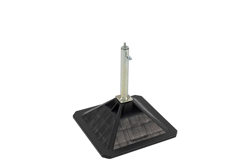 Support de tube téléscopique réglable - pour support en 'h' 