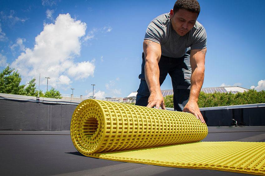 Alixo walkway - tpo - 600mm - 10 mtr/rol - hauteur 12 mm 