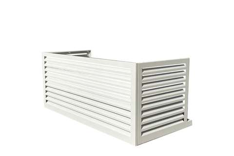 Optie xxl voor omkasting xlarge v.22 - aluminium - 550 mm