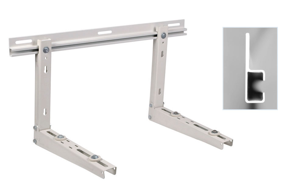 Mountingconsole lacquered+traverse u-pro - sbu 03 - 530x400x850mm - 60+60kg 