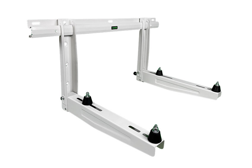 Wall bracket lacquered - with traverse - 465x375x800mm - 70+70kg 