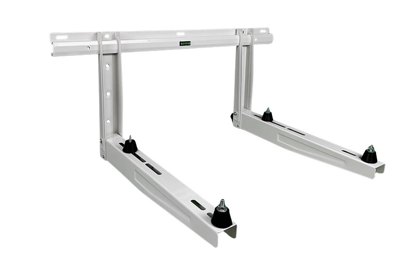 Support mural acier laque -avec traverse - 550x375x800mm - 70+70kg 