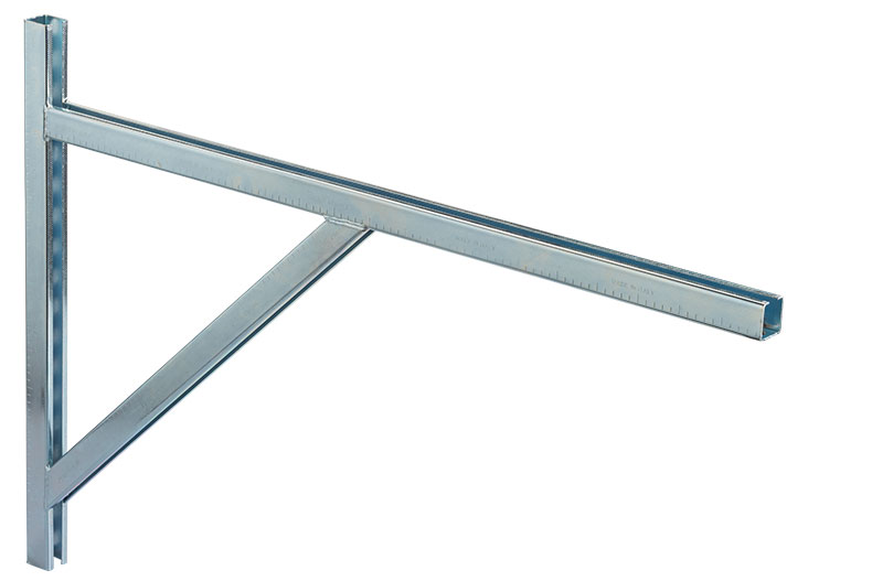 Wandkonsole Verzinkt - Profil 38x40mm - L=1000mm - 250kg+250kg - Pro Stuck 