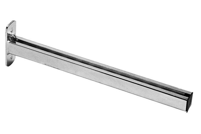 Wall bracket galvanized- profile 38x40mm - l=600mm - 100kg+100kg - per piece 