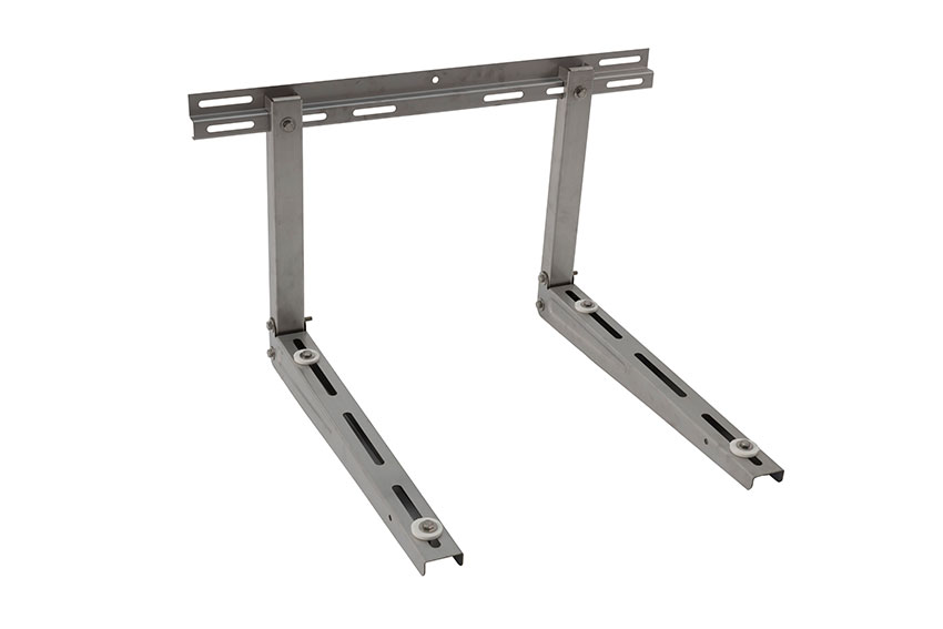 Support acier inox 1.5mm avec traverse - 640x400x780mm - 90+90kg - AISI304 