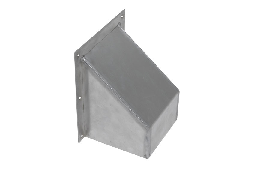 Passage mural 200x150mm en aluminium 