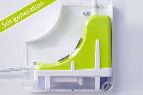 Aspen Silent+ Mini Lime pomp - 134x45x145mm - met Optimalduct