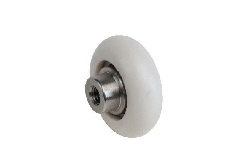 Kogellager nylon loopvlak met RVS lager 