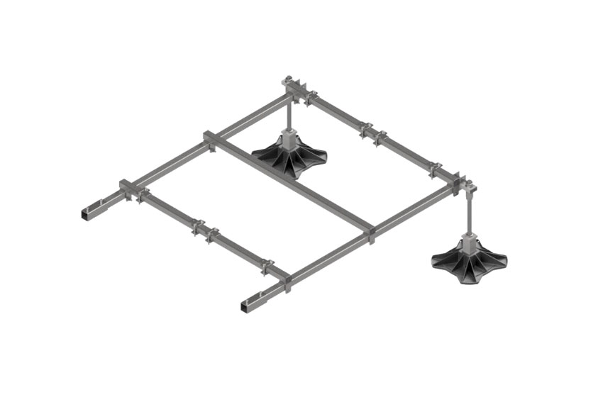 Big Foot multi frame xl extension - 1500x1200mm - 2x330mm pied 