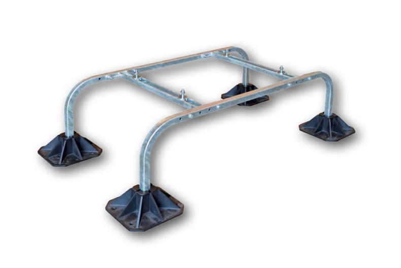 Big Foot mini split stand range - 700x1125x450mm - 200mm pied 