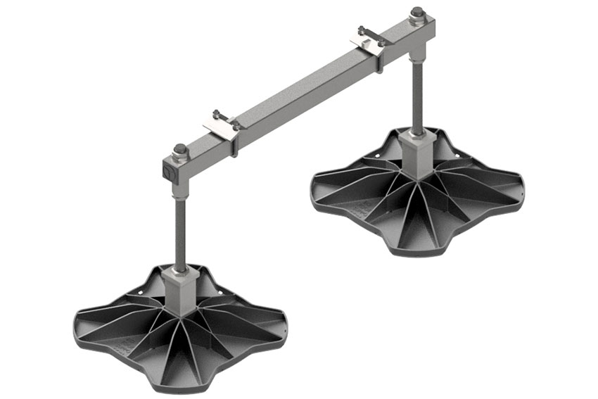 Big Foot HD beam réglable - 400x400mm - hauteur 330-560mm 