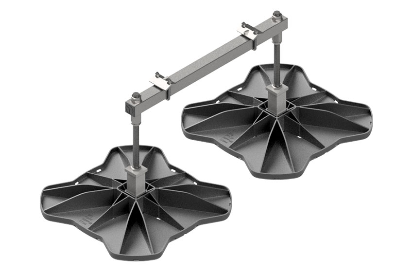 Big Foot HD beam réglable - 600x600mm - hauteur 330-560mm 