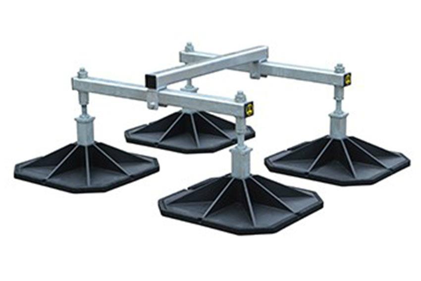 Big Foot adjustable HD Cube - Foot 450x450mm / frame 360x710x800mm 