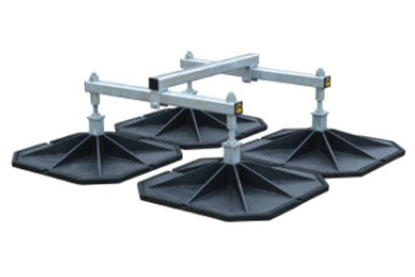 Big Foot adjustable HD Cube - Foot 600x600mm / frame 360x710x800mm 