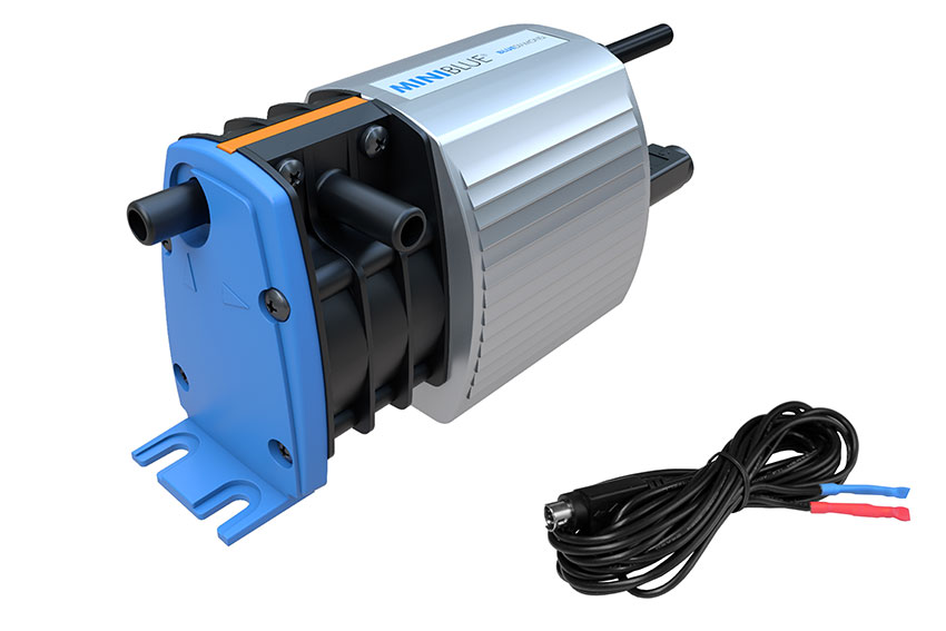 Miniblue Pumpe mit Sensor - L = 2m - 66x105x56mm 