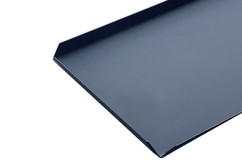 Präsentationsschale anodisiert Alum. - Doppelter Rand - 600x100mm 