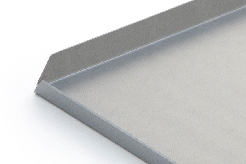 Presentation tray anodized alum. - 500x100mm - 5pce/pck 