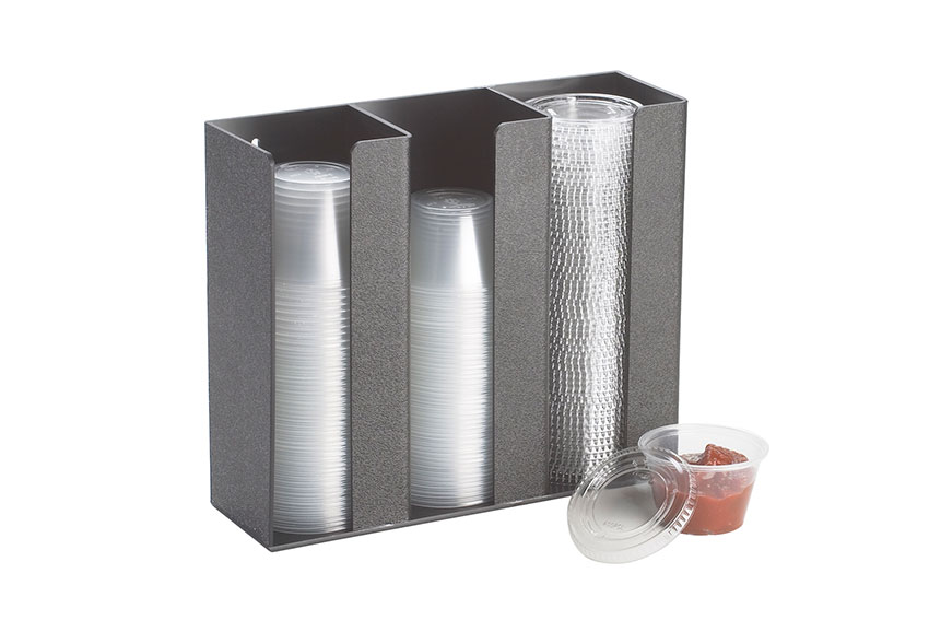 Lid-/cup organizer - medium - 229x76x229mm - max. ø76.2mm 