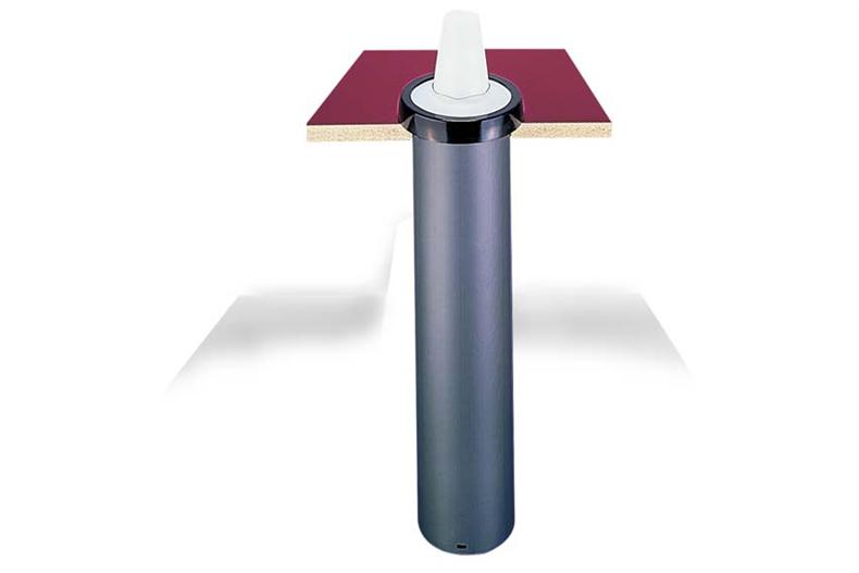 Kunststoff Einbauspender Ez-fit - Ø Becher : 73-121mm -metal Finish Ring 