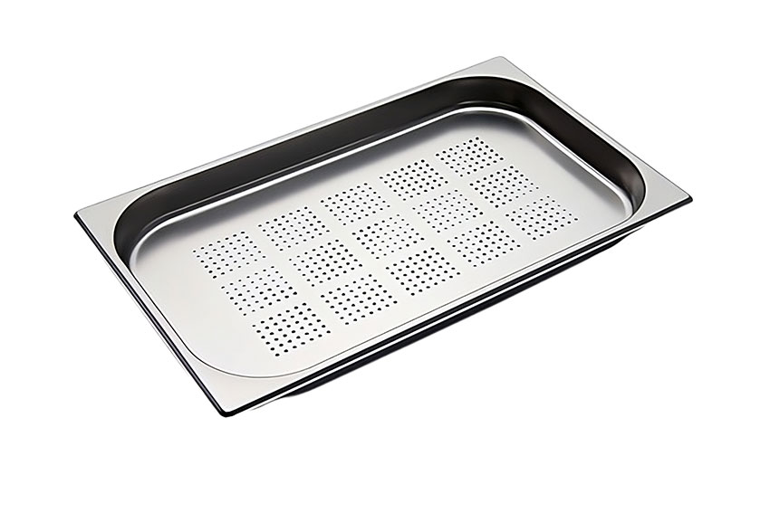 GN1/1 - 40mm CNS Behälter - Gelocht - V-Line 