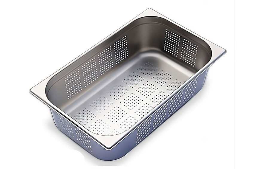 GN1/1 - 150mm CNS Behälter - Gelocht - V-Line 