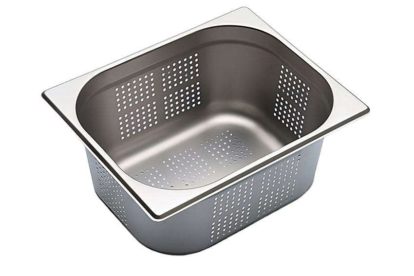 GN1/2 - 150mm CNS Behälter - Gelocht - V-Line 