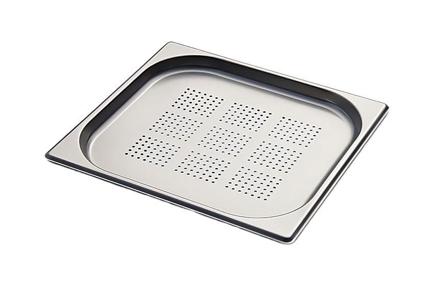 GN2/3 - 20mm CNS Behälter - Gelocht - V-Line 