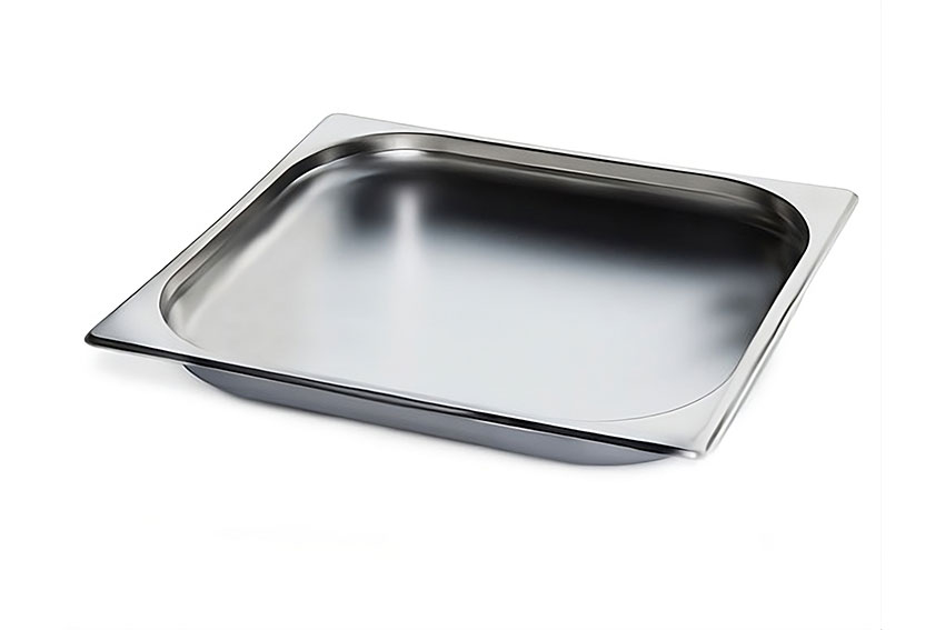 GN2/3 - 20mm récipient inox - plein - V-Line 