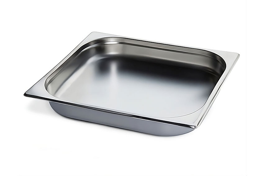 GN2/3 - 40mm récipient inox - plein - V-Line 