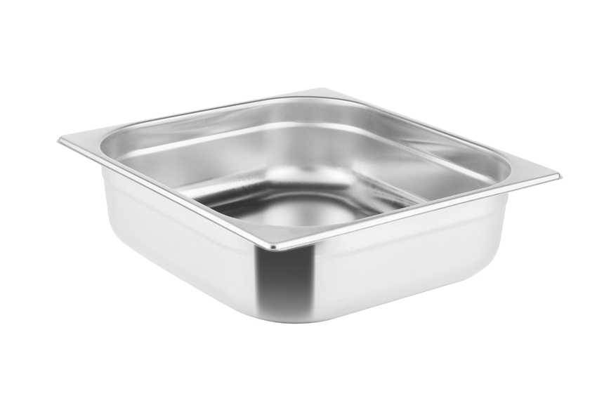 GN2/3 - 100mm récipient inox - plein - V-Line 