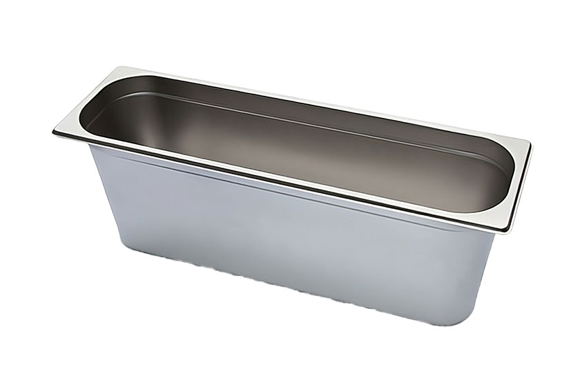 GN2/4 - 150mm récipient inox - plein - V-Line 