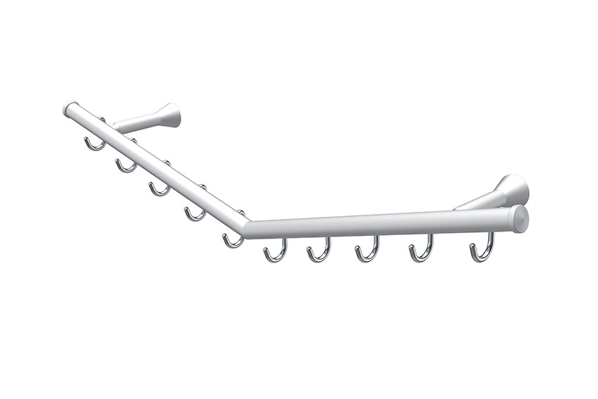 Barre à viande alu angulaire - ø30mm - 1000mm 