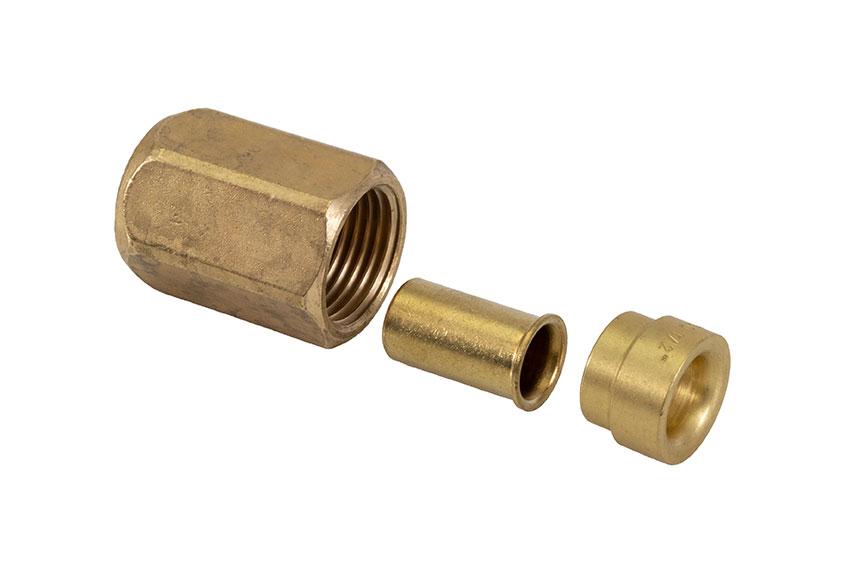 Sae fitting avec tube connection 12mm - 10pce/pck - 31x12.5mm unf 3/4-16 