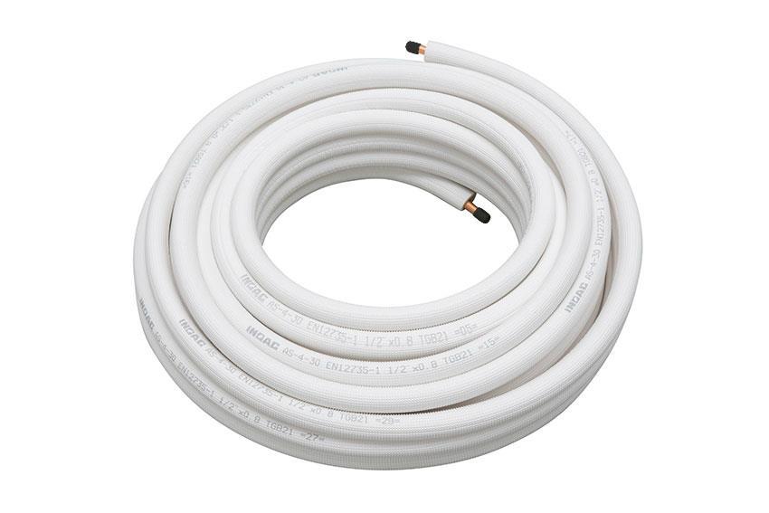 Isolierte Kupferleitung 10mm - Brandklasse Bl-s1-d0 - 40mtr/rol 