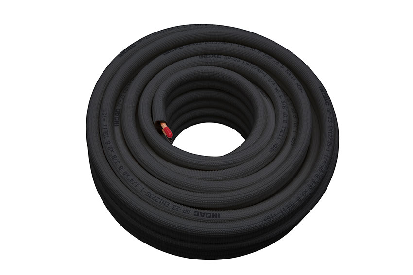 Tube cuivre preisole 1/4'+3/8' - clas.au feu b-s1-d0 - 20mtr/rol 