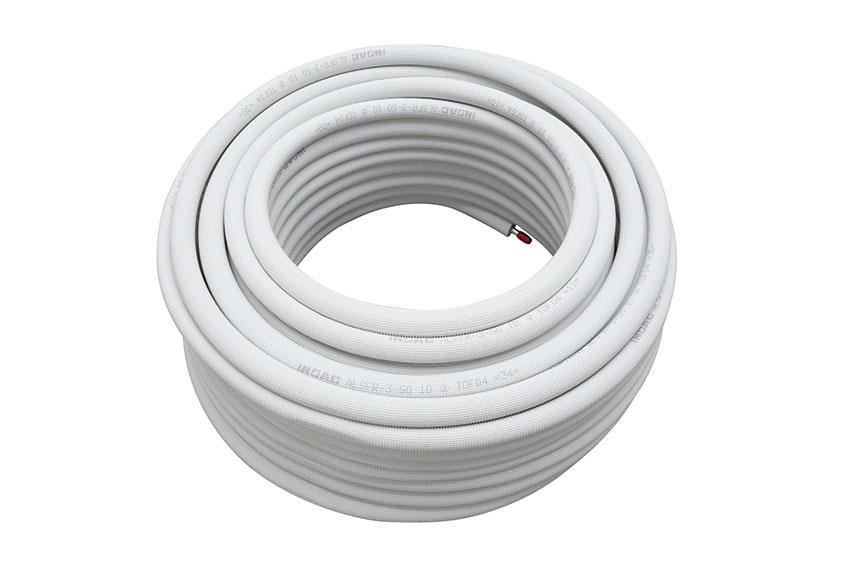 Tube aluminium preisole 3/8' - clas.au feu b-s1-d0 - 50mtr/rol 