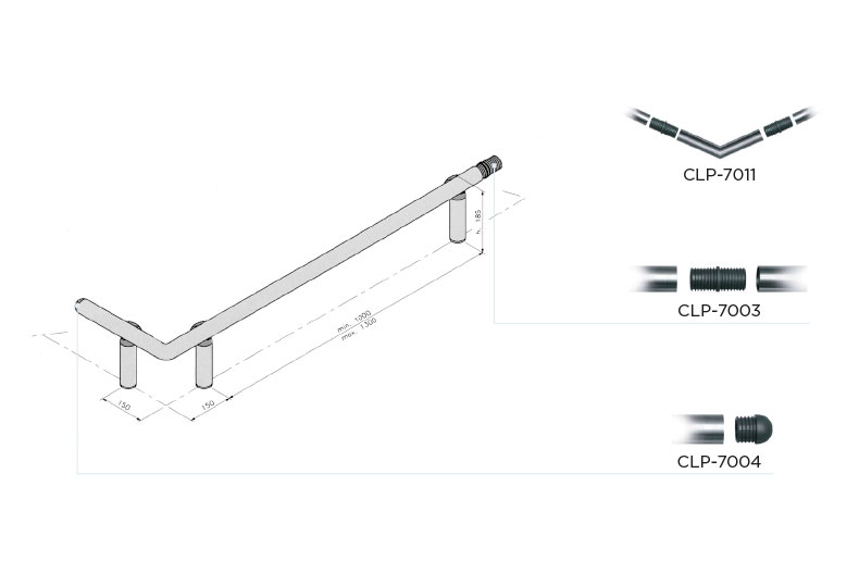 Afwerkingskap clipline 