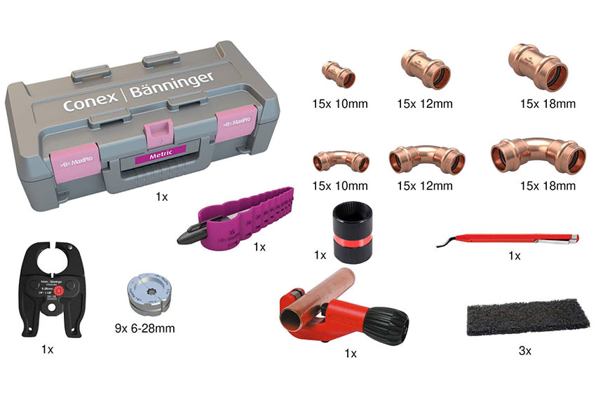Maxipro set of jaws 6-28mm - in a case for small machines 19kn 