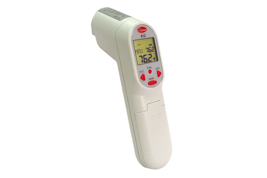 Infrared thermometer with thermocouple probe 