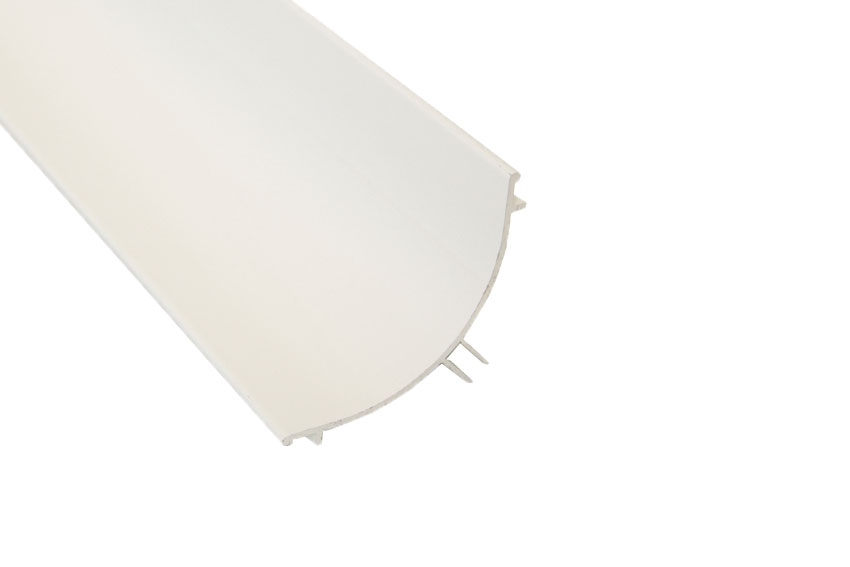 Kleine afgeronde hoek - alu - 3mtr/lng 