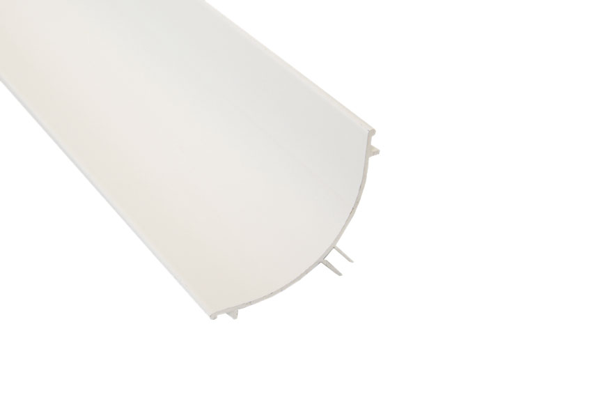 Grote afgeronde hoek - aluminium - 3mtr/lng 