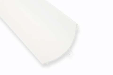 Grote afgeronde hoek - aluminium - 3mtr/lng
