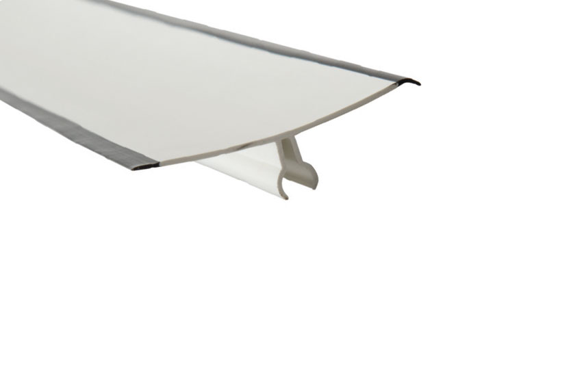 Angle arrondi petit modèle - levre soupl - PVC - 3mtr/lng 